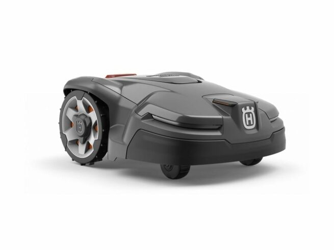 mørkegrå husqvarna rovotplæneklipper automower 415x