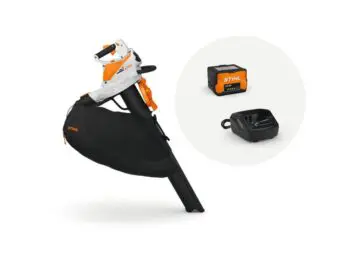 stihl batteriløvsuger sha 56 med ak 20 batteri og al 101 oplader