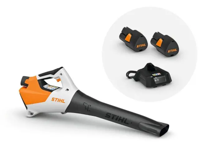 stihl løvblæser bga 30 med to as 2 batterier og en al 1 oplader