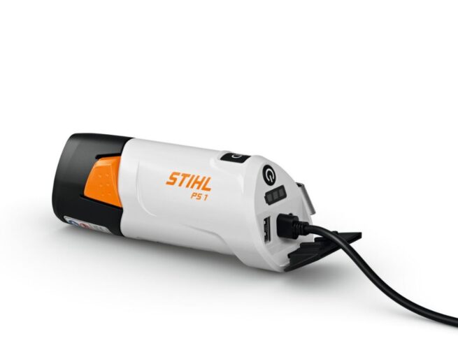 stihl bærbar strømforsyning ps 1 tilsluttet med ledning