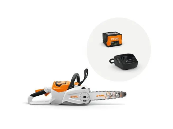 stihl batterimotorsav ms 80 c-b med stihl batteri ak 30 s og stihl lader al 101