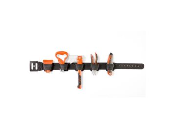 husqvarna legetøj værktøjsbælte med fældekile, fældekrog, økse, beskæresaks og foldesav