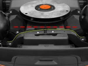 drejelig forhjulsaksel på husqvarna automower