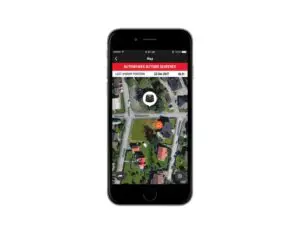 gps-koordinater i automower connect-appen