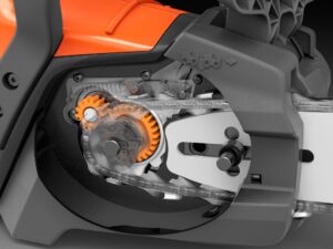 max torque motor på husqvarna kædesav
