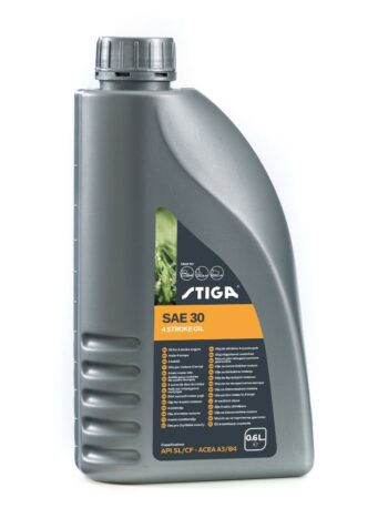 STIGA SAE 30 olie til 4-takters motorer. 0.6 L