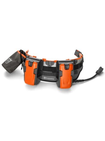 Husqvarna Batteribælte FLEXI kan bruges til at øge komforten og det produktive arbejde ved at kunne bære ekstra batterier, olie, vand og tilbehør. Vægt lægges på brugerens talje.