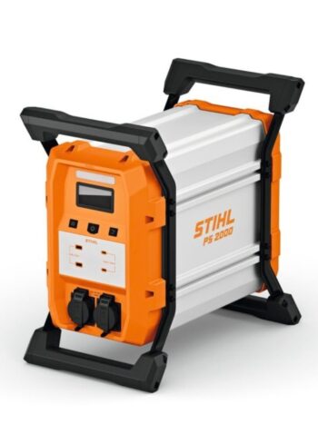 STIHL PS 2000-strømforsyning. Kan bruges til opladning af elektriske apparater uden for elnettets rækkevidde.