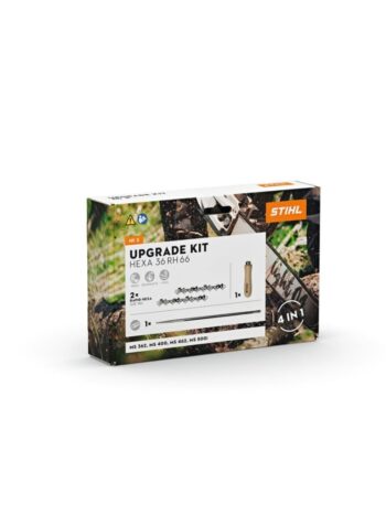 STIHL Upgrade Kit No. 3 med STIHL HEXA 36 RH 66 kæder, HEXA fil og filehåndtag i træ, til opgradering af skæreudstyr på STIHL MS 362, MS 400, MS 462 og MS 500i